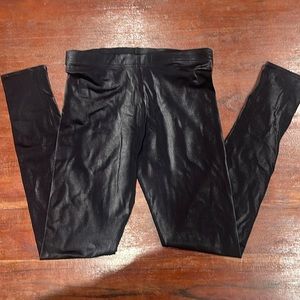 Blackmilk Wet Look Leggings Black